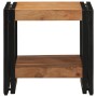 Mesa de Café Marrón 40 x 40 x 38 cm madera maciza de acacia