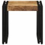 Mesa de Café Marrón 40 x 40 x 38 cm madera maciza de mango