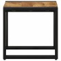 Mesa de Café Marrón 40 x 40 x 38 cm madera maciza de mango