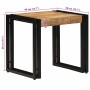 Mesa de Café Marrón 40 x 40 x 38 cm madera maciza de mango