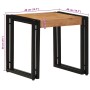 Mesa de Café Marrón 40 x 40 x 38 cm madera maciza de acacia