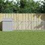 Hellgraue Hundehütte mit verzinktem Stahldach, 117 x 1017 x 123 cm von vidaXL, Hundehütten - Ref: Foro24-3189067, Preis: 533,...