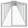 Caseta perro corral acero galvanizado gris claro 110x1221x110cm de vidaXL, Casetas para perros - Ref: Foro24-3189088, Precio:...