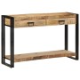 Mesa Consola Marrón 120 x 33 x 75 cm madera maciza de mango