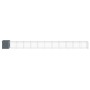 Gallinero con corral acero galvanizado gris 110x1221x110 cm