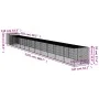 Chicken coop with galvanized steel gray enclosure 110x1221x110 cm by vidaXL, Cages and habitats for small animals - Ref: Foro...