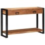 Mesa Consola Marrón 120 x 33 x 75 cm madera maciza de acacia