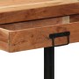 Mesa Consola Marrón 120 x 33 x 75 cm madera maciza de acacia