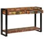 Mesa Consola con cajón Multicolor madera maciza reciclada