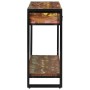 Mesa Consola con cajón Multicolor madera maciza reciclada