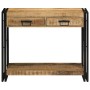 Mesa Consola Marrón 90 x 33 x 75 cm madera maciza de mango