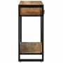 Mesa Consola Marrón 90 x 33 x 75 cm madera maciza de mango