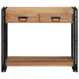 Mesa Consola Marrón 90 x 33 x 75 cm madera maciza de acacia