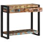 Mesa Consola Multicolor 90 x 33 x 75 cm madera maciza reciclada