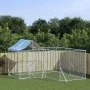 Außenzwinger mit silberverzinktem Stahldach 4x4x2,5 m von vidaXL, Hundehütten und Zäune - Ref: Foro24-3190470, Preis: 266,71 ...