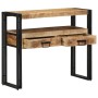 Mesa Consola Marrón 90 x 33 x 75 cm madera maciza de mango