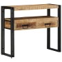 Mesa Consola Marrón 90 x 33 x 75 cm madera maciza de mango