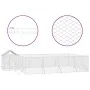 Outdoor kennel with silver galvanized steel awning 10x6x2.5m by vidaXL, Dog kennels and fences - Ref: Foro24-3190472, Price: ...