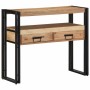 Mesa Consola Marrón 90 x 33 x 75 cm madera maciza de acacia