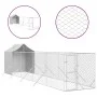 Außenzwinger mit silberverzinkter Stahlmarkise 2x10x2,5m von vidaXL, Hundehütten und Zäune - Ref: Foro24-3190476, Preis: 408,...