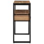 Mesa Consola Marrón 90 x 33 x 75 cm madera maciza de acacia