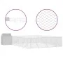 Perrera exterior con techo acero galvanizado plata 10x10x2,5 m by vidaXL, Dog kennels and fences - Ref: Foro24-3190481, Price...