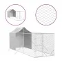 Außenzwinger mit silbernem verzinktem Stahldach 2x6x2,5 m von vidaXL, Hundehütten und Zäune - Ref: Foro24-3190475, Preis: 306...