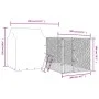 Außenzwinger mit verzinktem Stahldach silber 4x4x2,5 m von vidaXL, Hundehütten und Zäune - Ref: Foro24-3190478, Preis: 306,44...