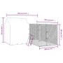 Außenzwinger mit verzinktem Stahldach silber 4x4x2,5 m von vidaXL, Hundehütten und Zäune - Ref: Foro24-3190478, Preis: 299,73...