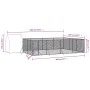 Perrera de exterior con toldo acero galvanizado plata 10x6x2,5m by vidaXL, Dog kennels and fences - Ref: Foro24-3190480, Pric...
