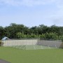 Perrera exterior con toldo acero galvanizado plata 12x12x2,5 m von vidaXL, Hundehütten und Zäune - Ref: Foro24-3190474, Preis...