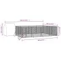 Outdoor kennel with silver galvanized steel roof 6x6x2.5 m by vidaXL, Dog kennels and fences - Ref: Foro24-3190479, Price: 40...