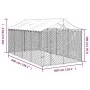 Außenzwinger mit silberverzinkter Stahlmarkise 3x6x2,5 m von vidaXL, Hundehütten und Zäune - Ref: Foro24-3190488, Preis: 412,...