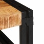 Estante de baño 40 x 50 x 23 cm Madera maciza de mango y hierro