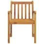 Sillas de jardín 4 uds madera maciza de acacia 56x55,5x90 cm von vidaXL, Gartenstühle - Ref: Foro24-3206272, Preis: 335,48 €,...