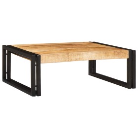 Estante de baño 65 x 50 x 23 cm Madera maciza de mango y hierro