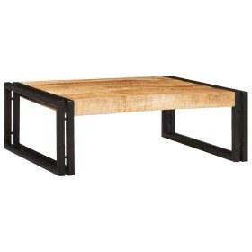 Estante de baño 65 x 50 x 23 cm Madera maciza de mango y hierro