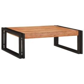Estante de baño 65 x 50 x 23 cm Madera maciza de mango y hierro