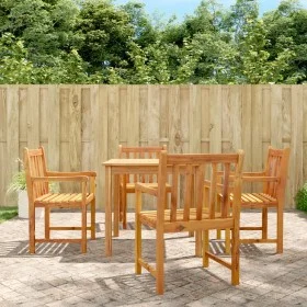 Garden dining set 5 pieces solid acacia wood by vidaXL, Garden sets - Ref: Foro24-3206276, Price: 448,15 €, Discount: %