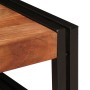 Estante de baño 65 x 50 x 23 cm Madera maciza de mango y hierro