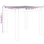 Garden dining set 5 pieces solid acacia wood by vidaXL, Garden sets - Ref: Foro24-3206276, Price: 451,22 €, Discount: %