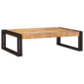 Estante de baño 80 x 50 x 23 cm Madera maciza de mango y hierro