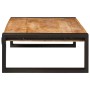 Estante de baño 80 x 50 x 23 cm Madera maciza de mango y hierro