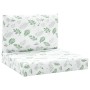 Cojines para palés 2 unidades tela Oxford estampado de hojas von vidaXL, Kissen für Stühle und Sofas - Ref: Foro24-361769, Pr...