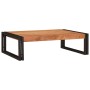 Estante de baño 80 x 50 x 23 cm Madera maciza de mango y hierro