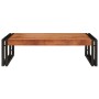 Estante de baño 80 x 50 x 23 cm Madera maciza de mango y hierro