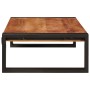 Estante de baño 80 x 50 x 23 cm Madera maciza de mango y hierro