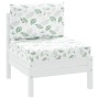 Cojines para palés 2 unidades tela Oxford estampado de hojas von vidaXL, Kissen für Stühle und Sofas - Ref: Foro24-361769, Pr...