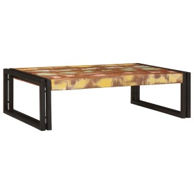 Estante de baño 80 x 50 x 23 cm Madera maciza de mango y hierro