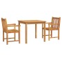 Juego de comedor de jardín 3 piezas madera maciza de acacia by vidaXL, Garden sets - Ref: Foro24-3206275, Price: 300,90 €, Di...